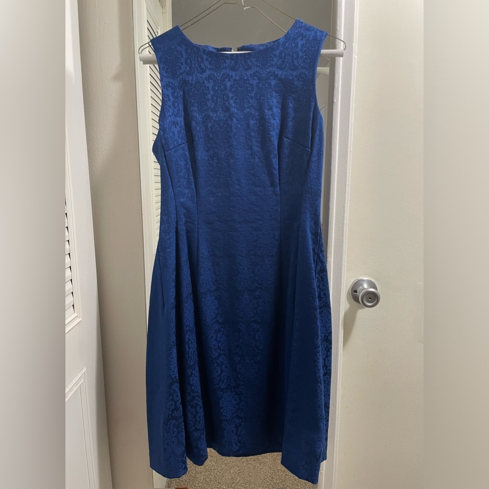 NY & company blue sleeveless dress